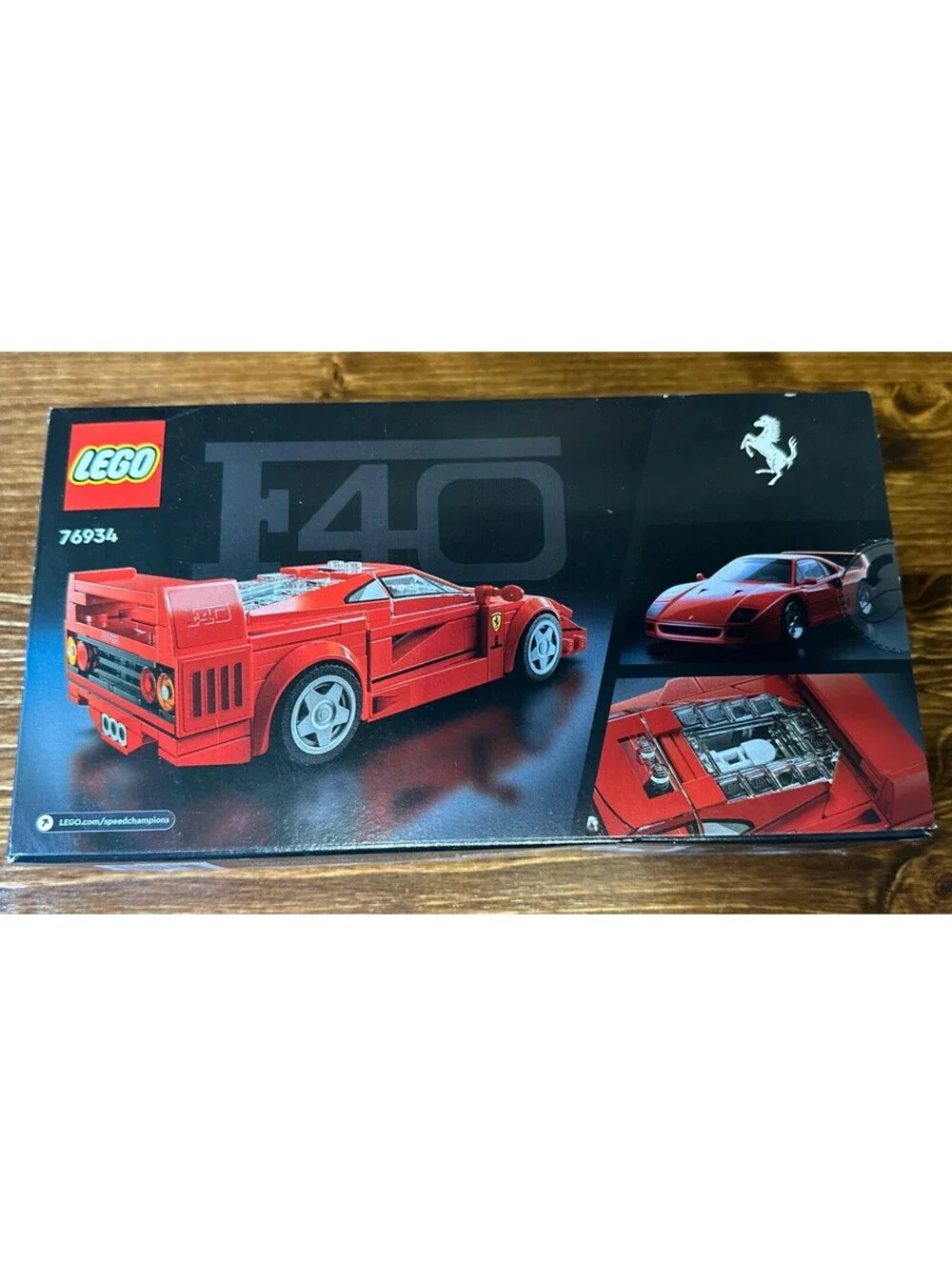 LEGO SPEED CHAMPIONS: Ferrari F40 Supercar (76934) - Brand New